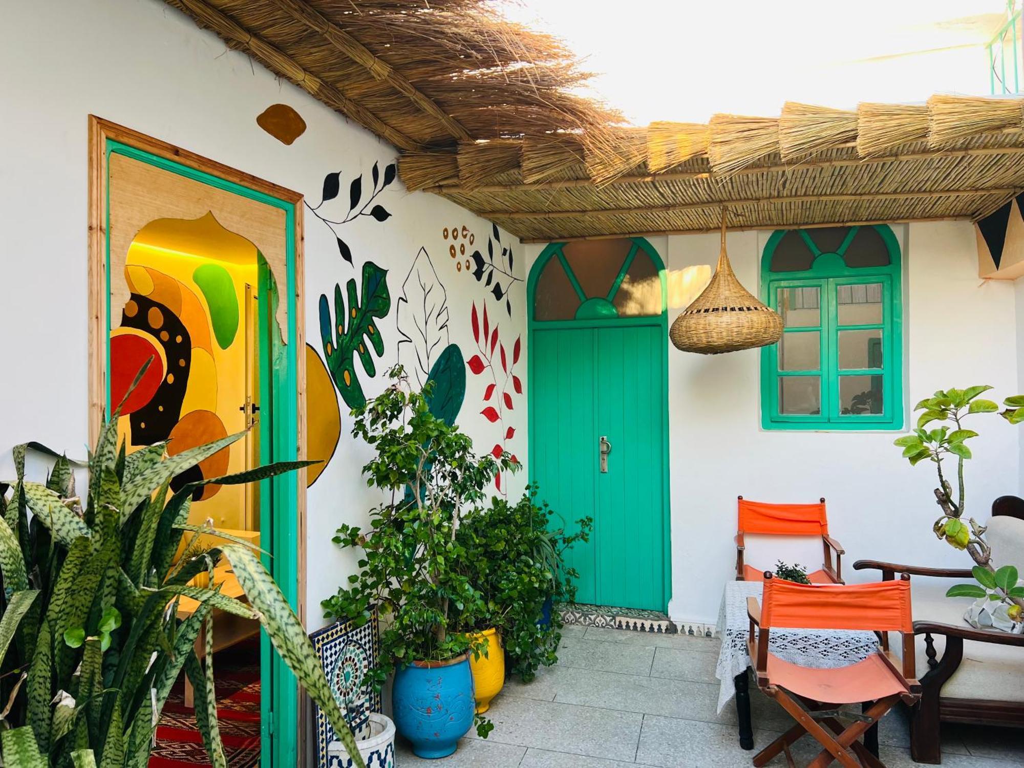 Art Riad Au Bord De La Mer El Jadida Buitenkant foto