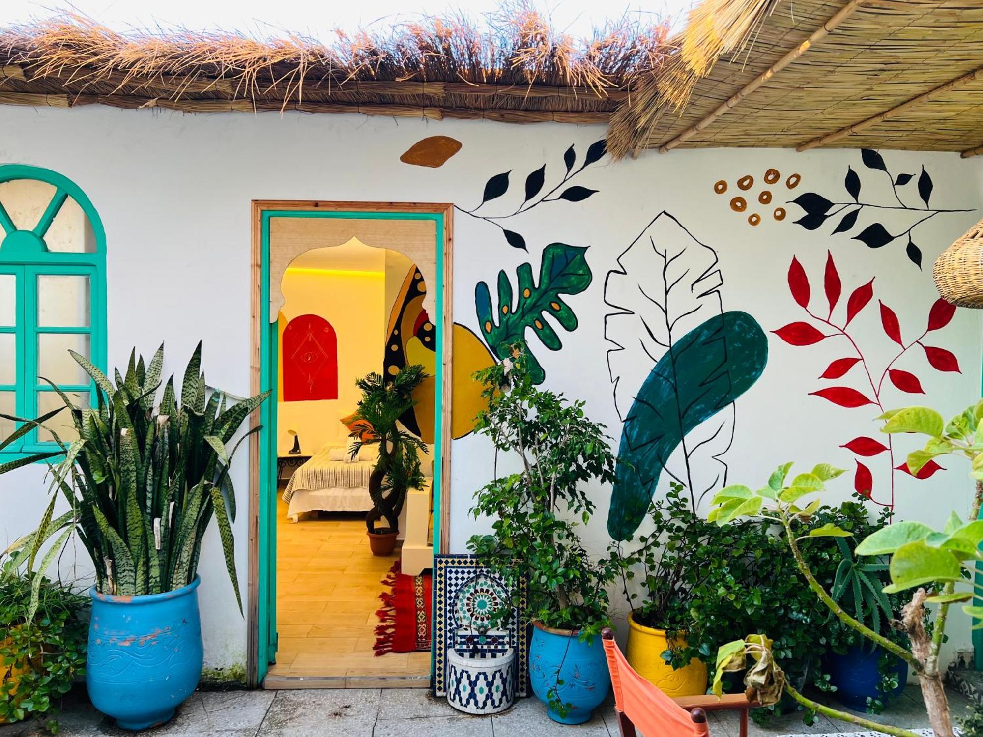 Art Riad Au Bord De La Mer El Jadida Buitenkant foto