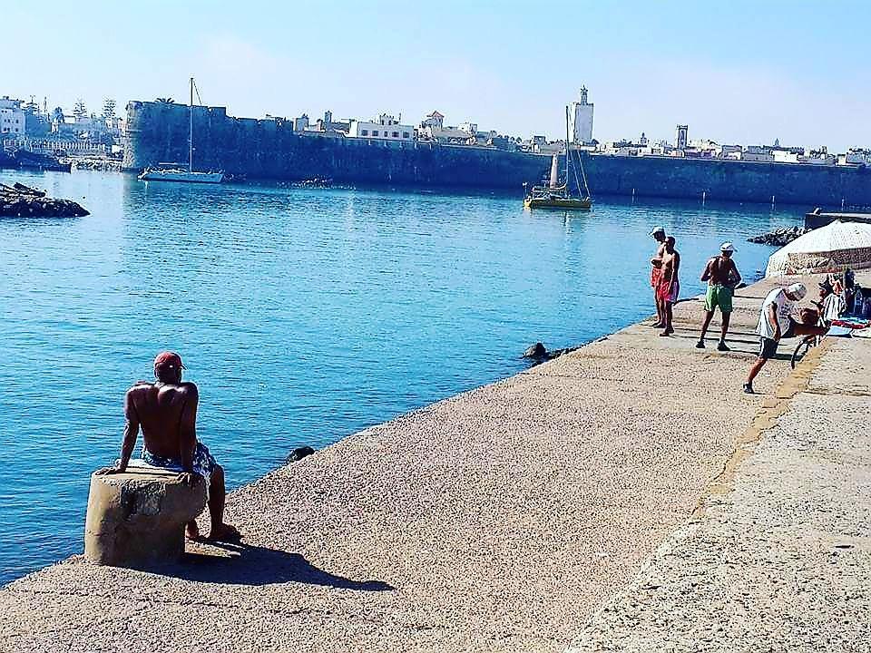 Art Riad Au Bord De La Mer El Jadida Buitenkant foto