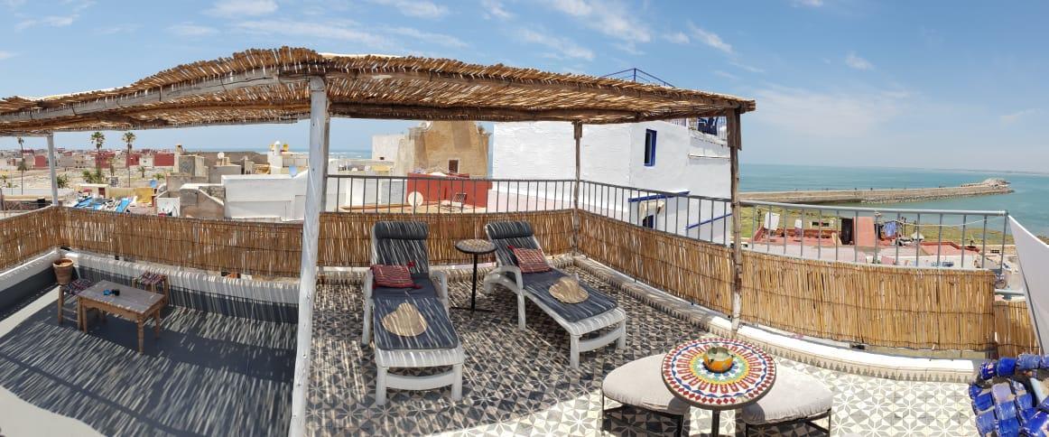 Art Riad Au Bord De La Mer El Jadida Buitenkant foto